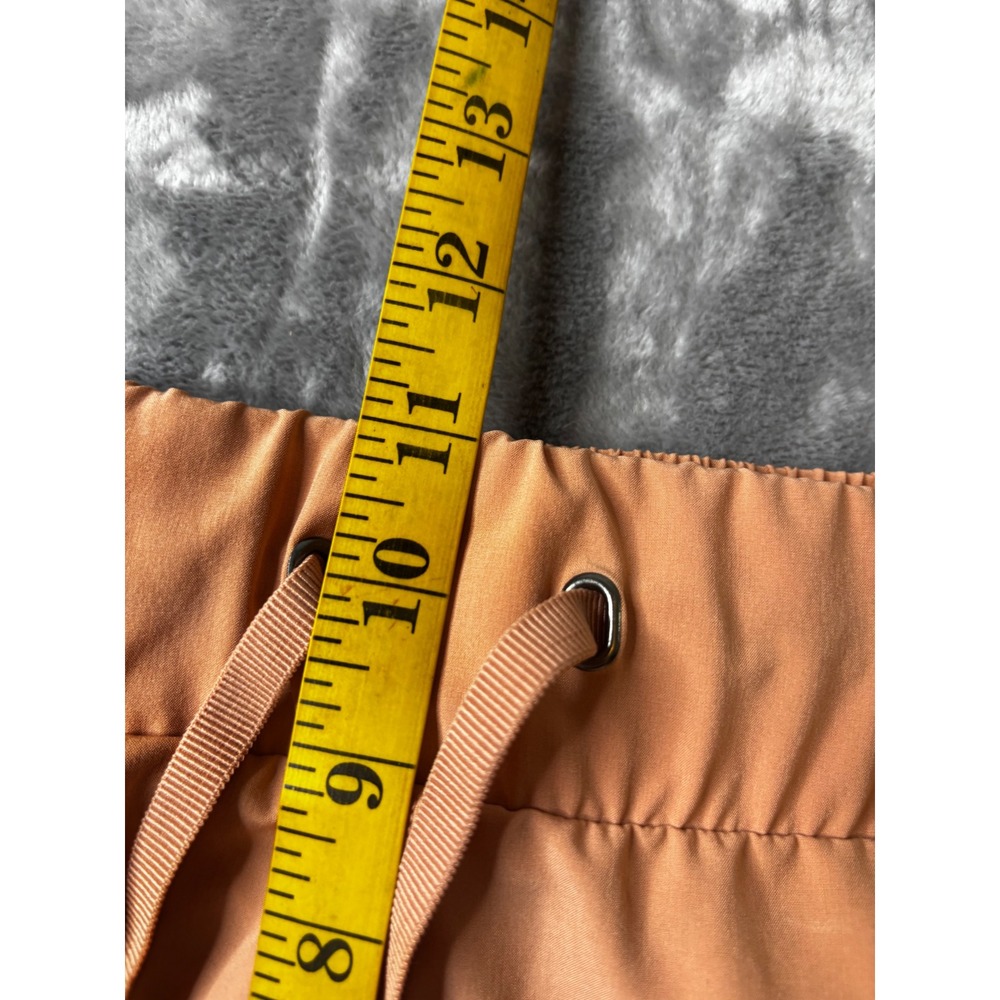 Freely Womens Active Shorts XL Terracotta Orange Elastic Waist Drawstring Pocket - Picture 8 of 10